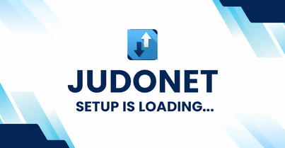 The JudoNet setup splash screen