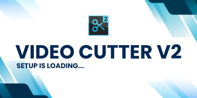 The CutterV2 setup splash screen